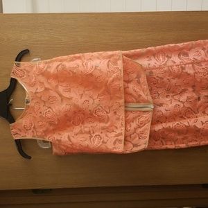 Veronica Beard 2 piece lace like new